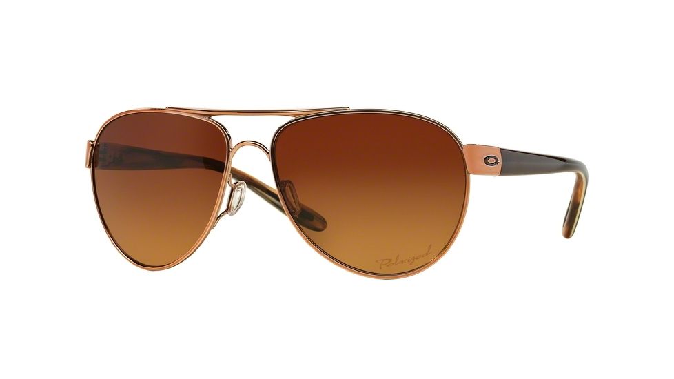 Oakley DISCLOSURE OO4110 Single Vision Prescription Sunglasses OO4110-411005-58 - Lens Diameter 58 mm, Frame Color Rose Gold