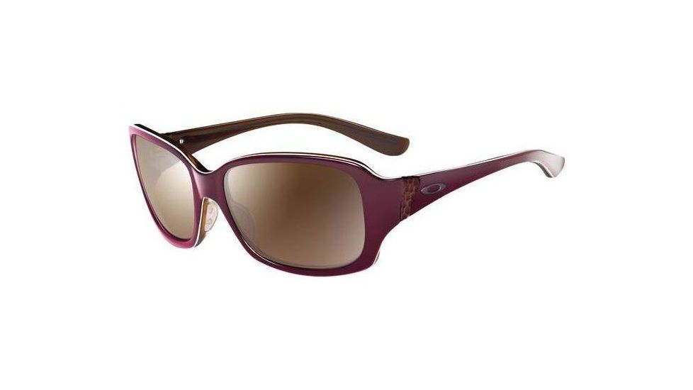 Oakley Discreet Merlot Frame w/ VR50 Brown Gradient Lenses Sunglasses OO2012-03