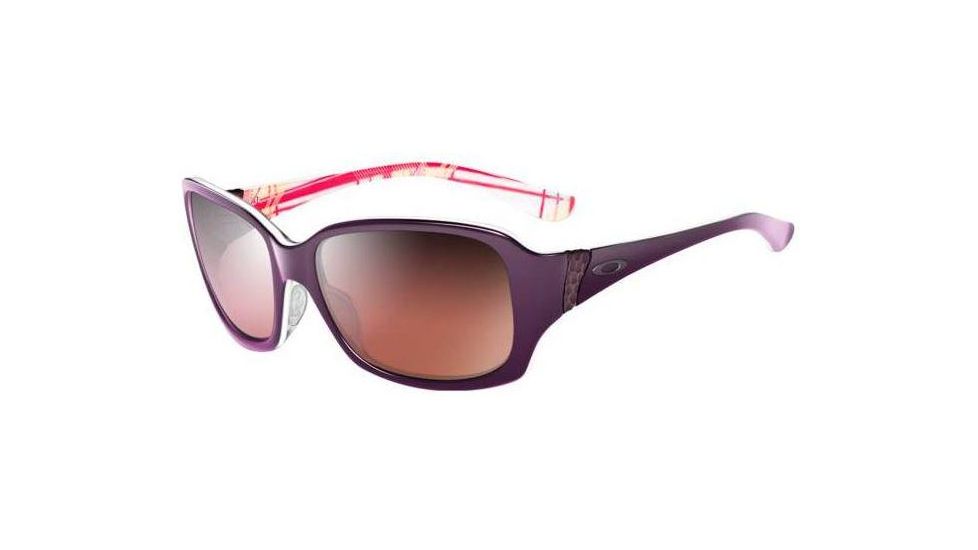 Oakley Discreet Purple Plaid Frame w/ G40Black Gradient Lenses Sunglasses OO2012-02