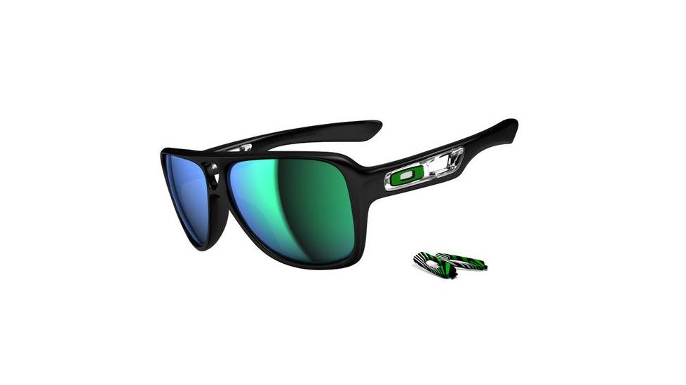 Oakley Dispatch Polished Clear Frame w/ Chrome Iridium Lenses Men's Sunglasses OO9090-05