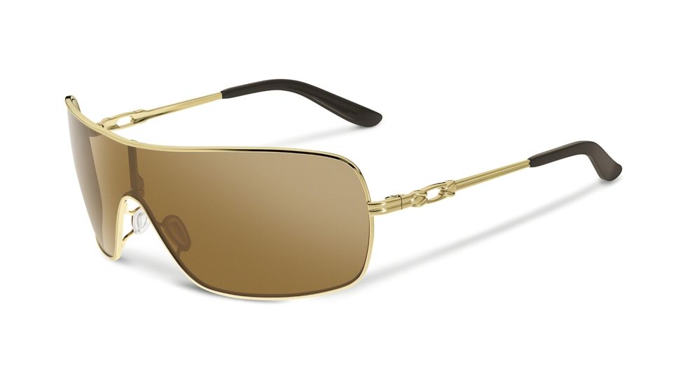 Oakley DISTRESS OO4073 Sunglasses 407301-30 - Men's, Polished Gold Frame, Tungsten Iridium Lenses