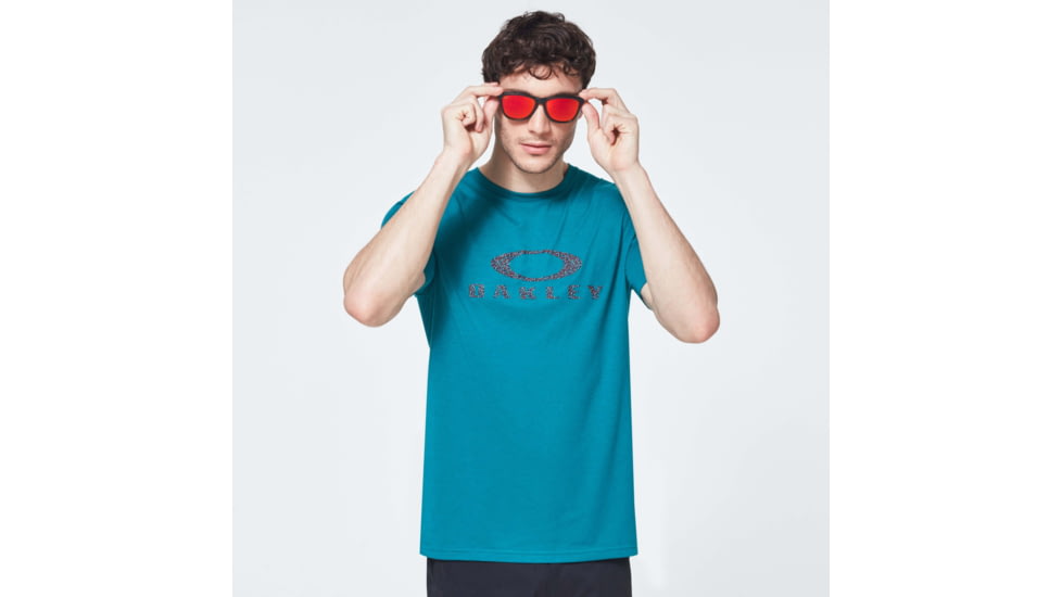 Oakley Dots Ellipse Short Sleeve Tee - Mens, Forest Town, Extra Small, FOA400260-74F-XS