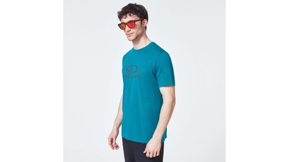 Oakley Dots Ellipse Short Sleeve Tee - Mens, Forest Town, Extra Small, FOA400260-74F-XS