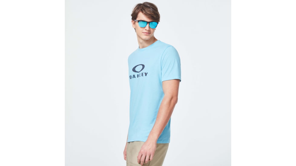 Oakley Dots Logo Ellipse Short Sleeve Tee - Mens, Aviator Blue, Small, FOA400260-6VB-S