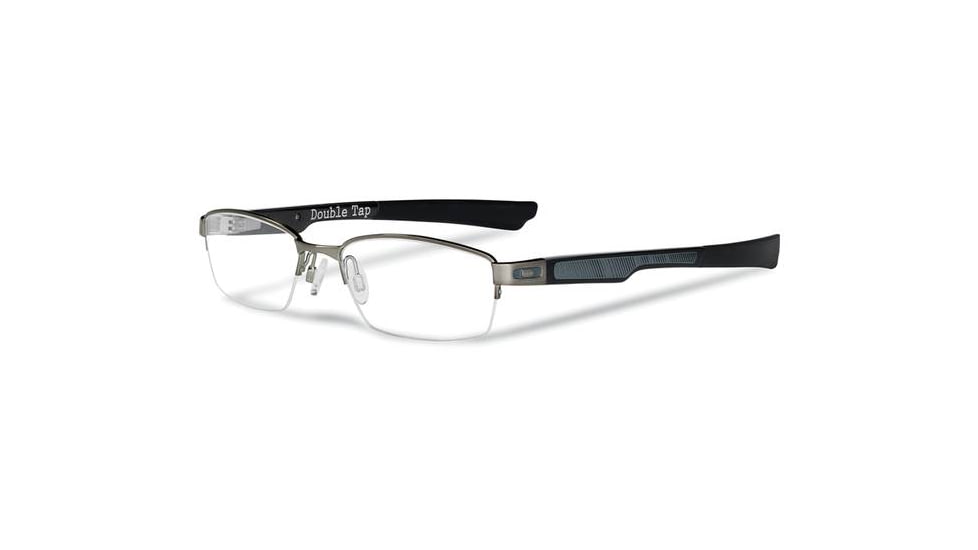 Oakley Double Tap Eyeglasses - Brushed Chrome Frame OX3123-0453