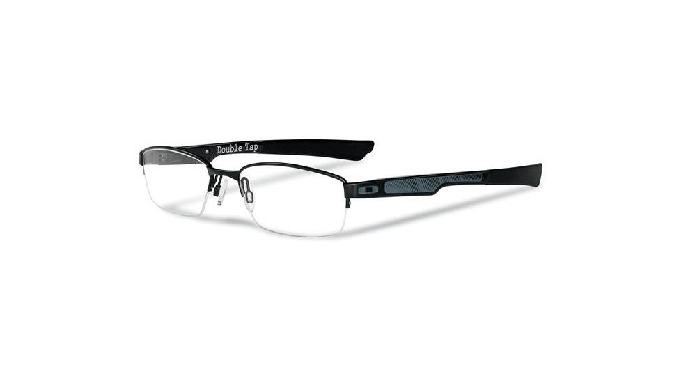 Oakley Prescription Eyeglasses Double Tap Bifocal Satin Black Frame