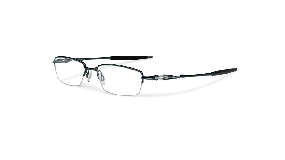 Oakley DRILL BIT 0.5 OX3143 Eyeglass Frames 314304-51 - Polished Midnight Frame, Clear Lenses
