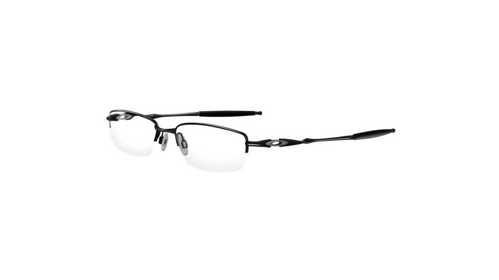 Oakley Drill Bit 0pt5 51mm Polished Black Men's Rx Eyeglasses OX3143-0151