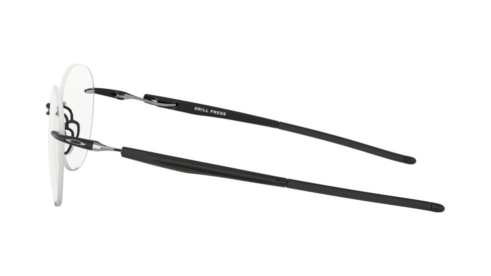 Oakley DRILL PRESS OX5143 Progressive Prescription Eyeglasses, 51mm, Satin Black, OX5143-514301-51-PRO