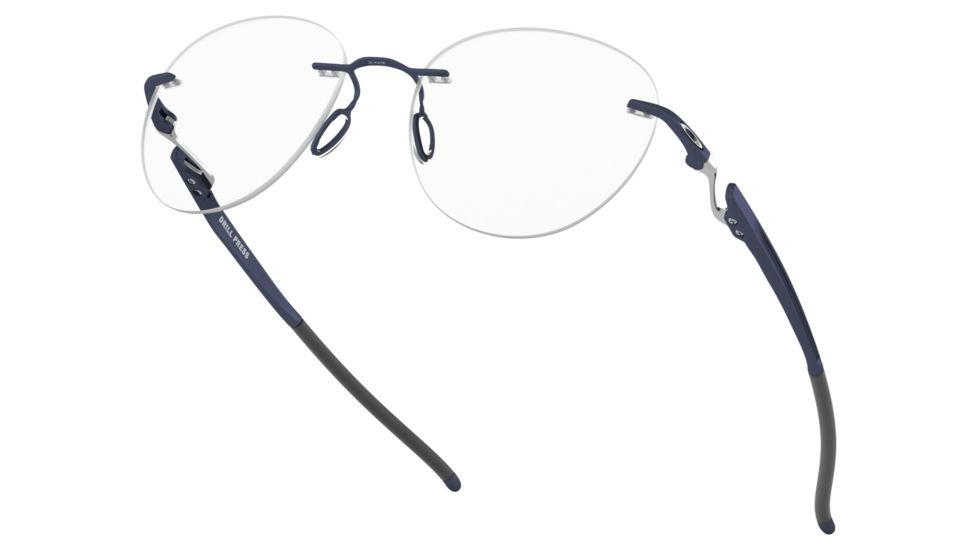 Oakley DRILL PRESS OX5143 Progressive Prescription Eyeglasses, 51mm, Matte Midnight, OX5143-514303-51-PRO