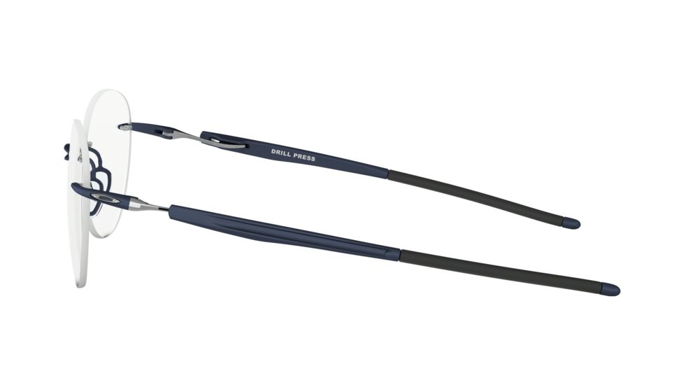 Oakley DRILL PRESS OX5143 Progressive Prescription Eyeglasses, 51mm, Matte Midnight, OX5143-514303-51-PRO
