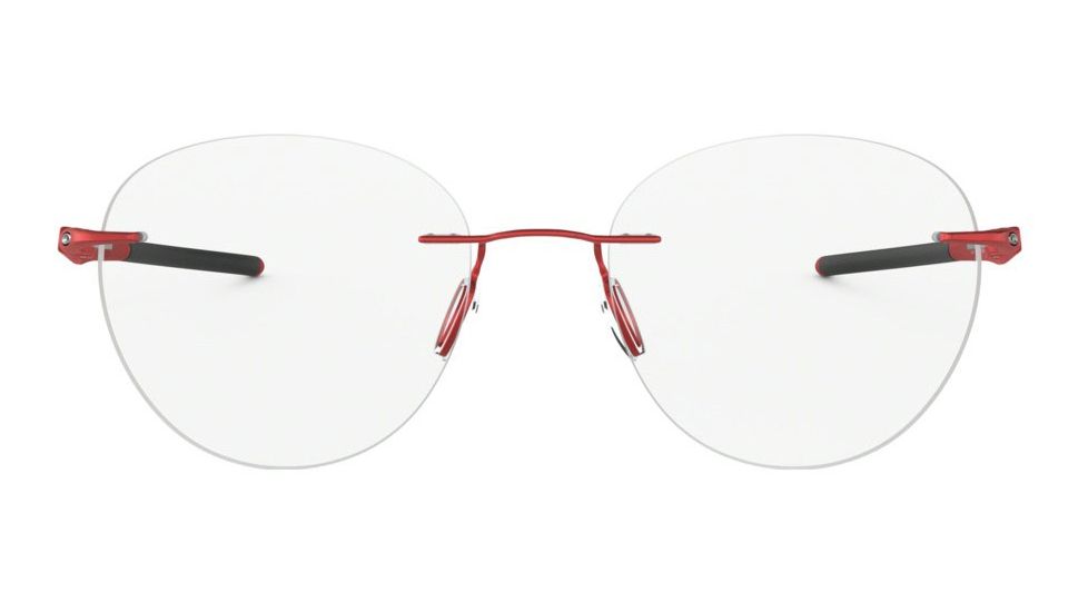 Oakley DRILL PRESS OX5143 Bifocal Prescription Eyeglasses, 51mm, Satin Brick Red, OX5143-514304-51-BI