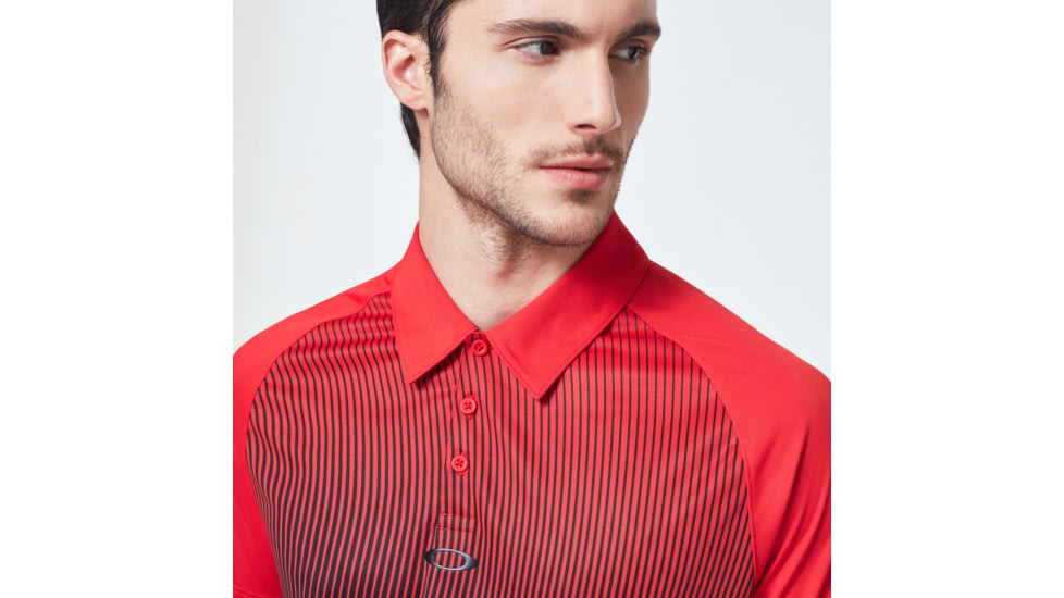 Oakley Dynamic Polo - Mens, High Risk Red, Extra Large, FOA400125-43A-XL