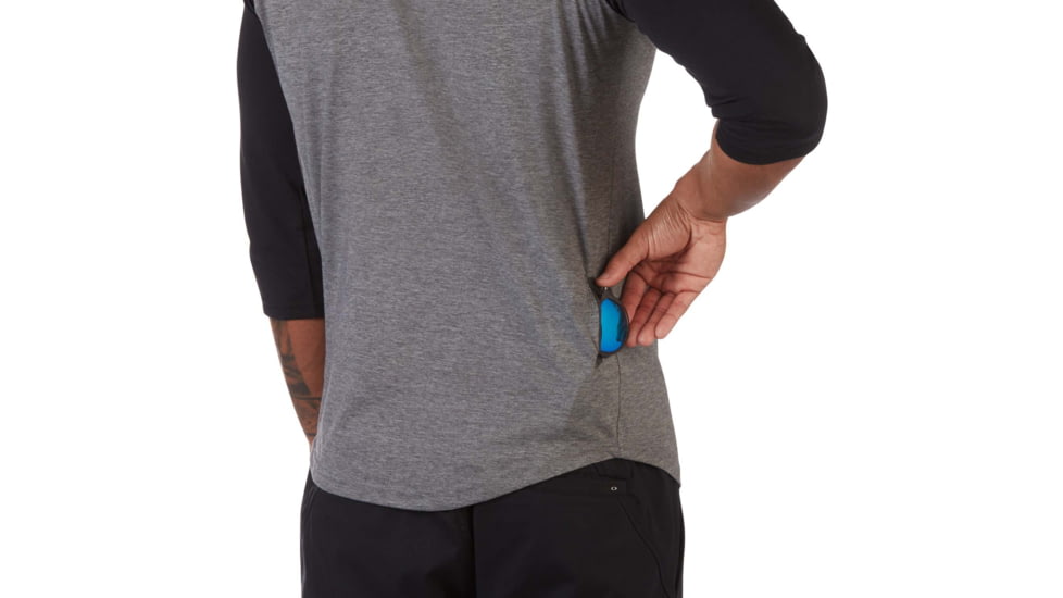 Oakley Edge 3/4 Raglan - Mens, Athletic Heather Grey, Extra Large, 433867-24G-XL