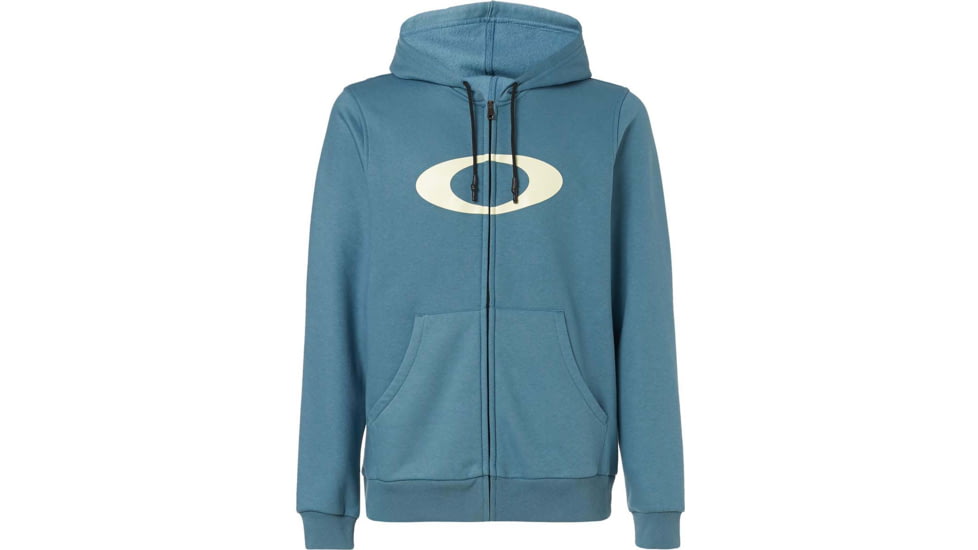 Oakley Ellipse Full Zip Hoodie - Mens, Alien Blue, Extra Large, 461644-68L-XL