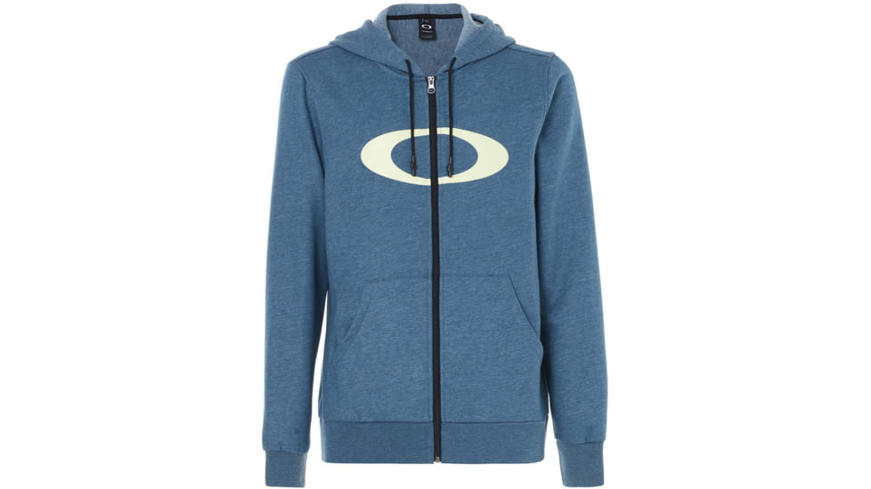 Oakley Ellipse Full Zip Hoodie - Mens, Blue Coral Heather, 3XL, 461644-6D9-XXXL