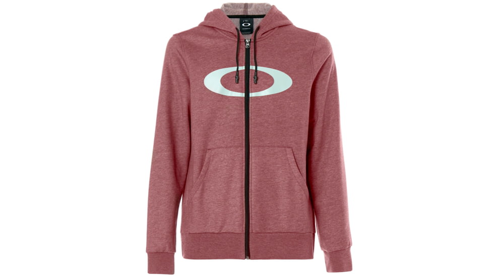 Oakley Ellipse Fz Hoodie - Mens, Iron Red Lt Heather, 3XL, 461644-973-XXXL