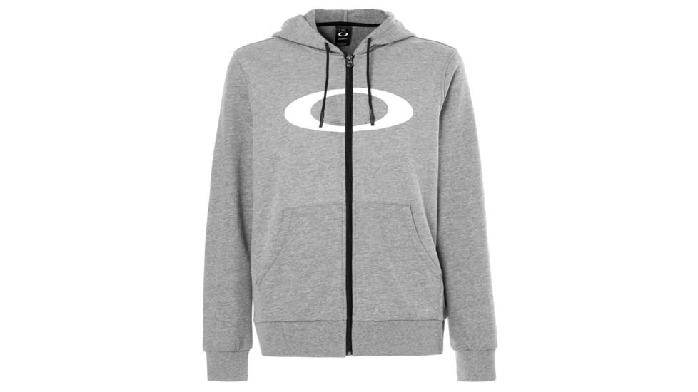 Oakley Ellipse Fz Hoodie - Mens, Athletic Heather Grey, Medium, 461644-24G-M
