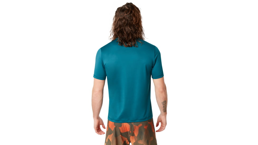 Oakley Ellipse Logo Rashguard - Mens, Petrol, Extra Large, 457602-9PE-XL