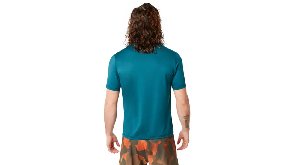 Oakley Ellipse Logo Rashguard - Mens, Petrol, Large, 457602-9PE-L