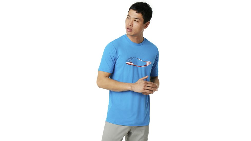 Oakley Ellipse Usa Ss - Mens, Hawaiian Blue, Medium, 457355-6HB-M