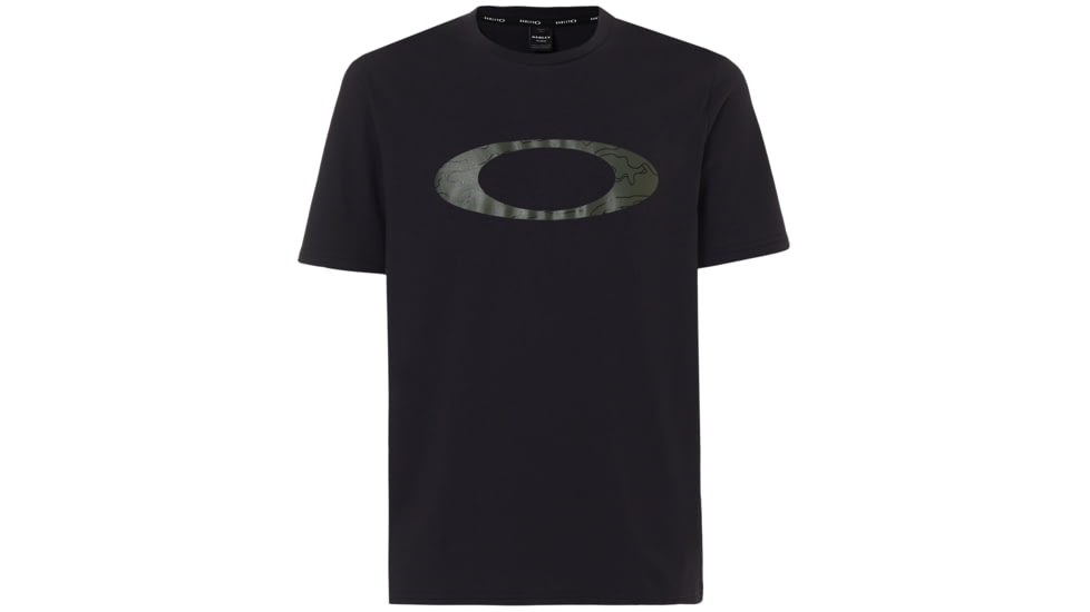 Oakley Ellpise Line Camo Short Sleeve - Mens, Blackout, Large, 457359-02E-L
