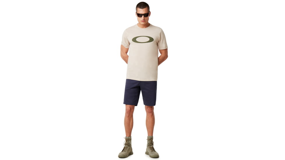 Oakley Ellpise Line Camo Short Sleeve - Mens, Oxford Tan, Large, 457359-88L-L