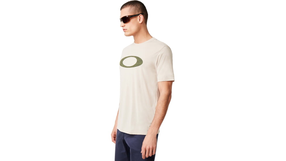 Oakley Ellpise Line Camo Short Sleeve - Mens, Oxford Tan, Medium, 457359-88L-M