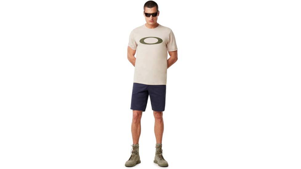 Oakley Ellpise Line Camo Short Sleeve - Mens, Oxford Tan, Medium, 457359-88L-M