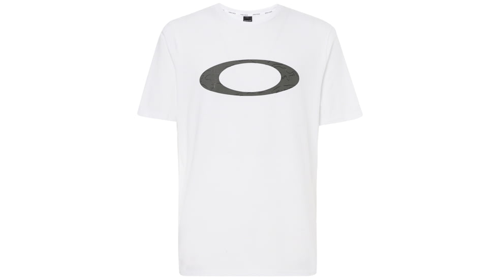 Oakley Ellpise Line Camo Short Sleeve - Mens, White, Extra Large, 457359-100-XL