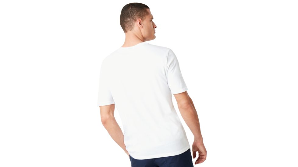 Oakley Ellpise Line Camo Short Sleeve Tee - Mens, White, Extra Small, 457359-100-XS