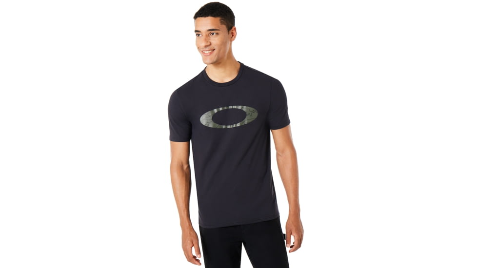 Oakley Ellpise Line Camo Ss - Mens, Blackout, Small, 457359-02E-S