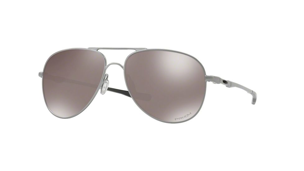 Oakley Elmont M &amp; L OO4119 Sunglasses 411909-58 - Lead Frame, Prizm Black Polarized Lenses