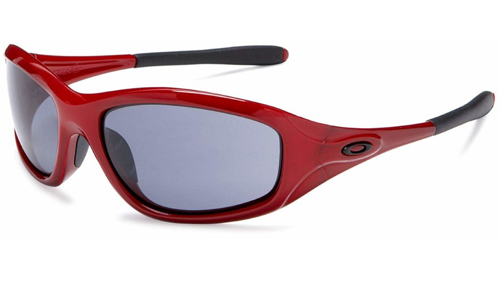 Oakley ENCOUNTER OO9091 Progressive Prescription Sunglasses OO9091-909104-59 - Lens Diameter 59 mm, Frame Color Metallic Red