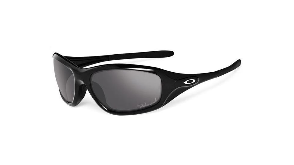 Oakley Encounter Polished Black Frame w/ Black Iridium Polarized Lenses Sunglasses OO9091-05
