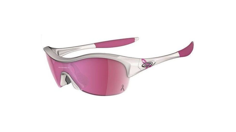 Oakley Enduring Breast Cancer Pace Pearl White Frame w/G20 Lenses Sunglasses 24-047