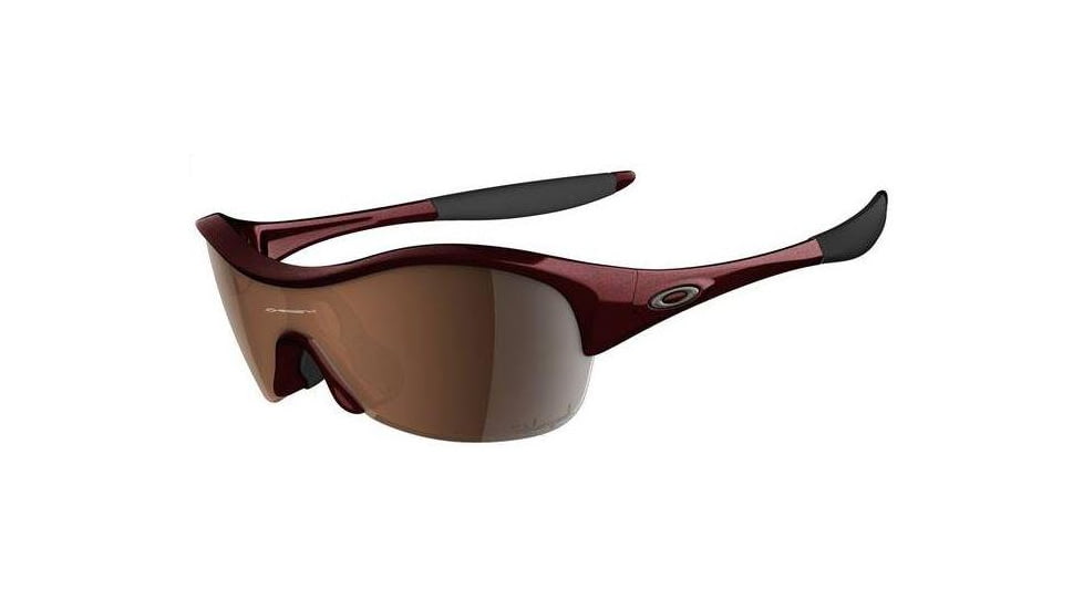 Oakley Enduring Cndr Red Pace Frame w/ VR28 Black IridiumPolarized Lenses Sunglasses 09-804