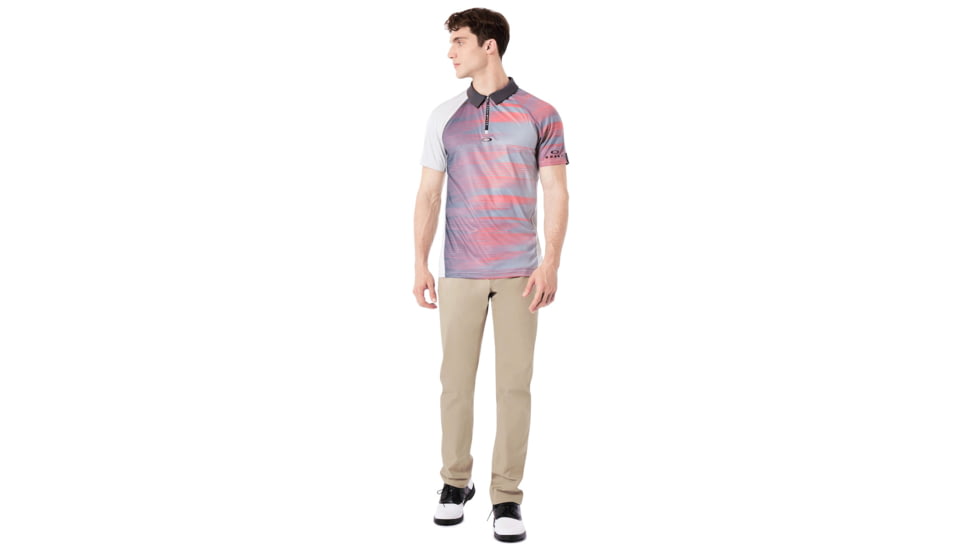 Oakley Engineered Polo Bubba - Mens, Light Grey, Large, 434285-202-L