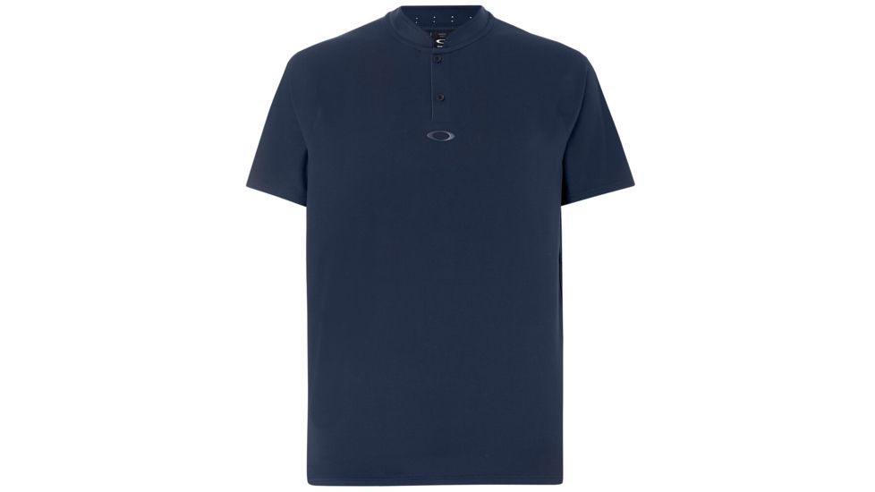 Oakley Engineered Short Sleeve Polo Bomber Collar - Mens, Fathom, Large, 434221-6AC-L