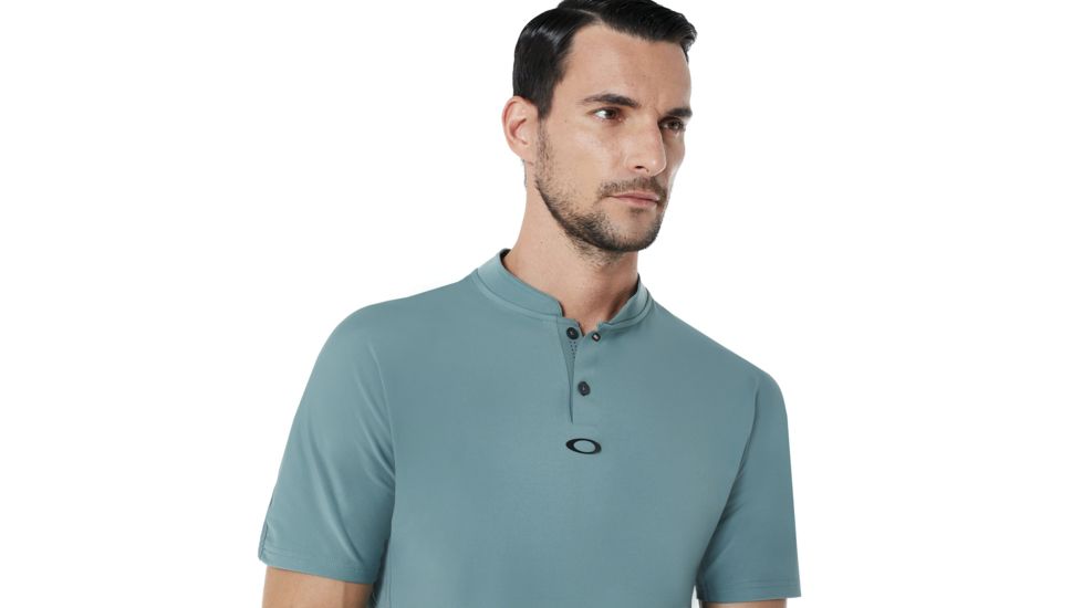 Oakley Engineered Short Sleeve Polo Bomber Collar - Mens, Ore, Large, 434221-6BQ-L