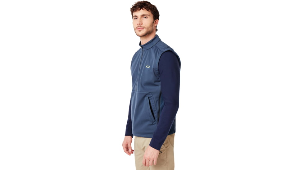 Oakley Engineered Softshell Vest - Mens, Foggy Blue, Extra Large, 412772-6FB-XL