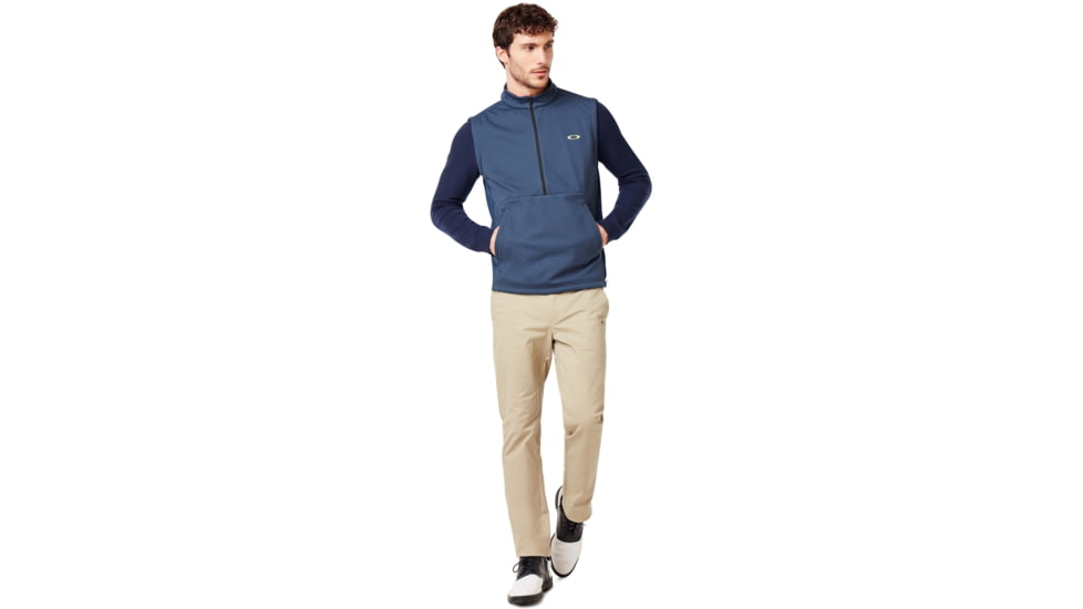 Oakley Engineered Softshell Vest - Mens, Foggy Blue, Extra Large, 412772-6FB-XL