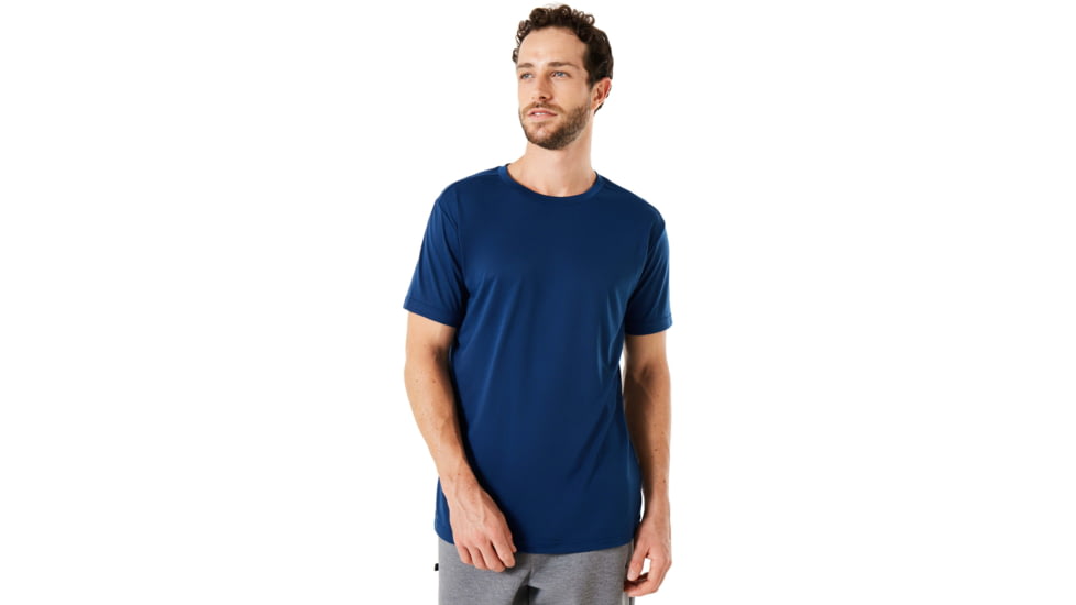 Oakley Enhance 18.09 Technical QD Short Sleeve Tee - Mens, Dark Blue, Extra Large, 434254-609-XL