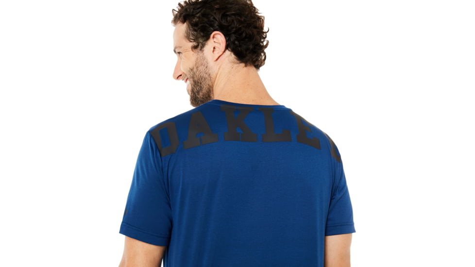 Oakley Enhance 18.09 Technical QD Short Sleeve Tee - Mens, Dark Blue, Extra Large, 434254-609-XL