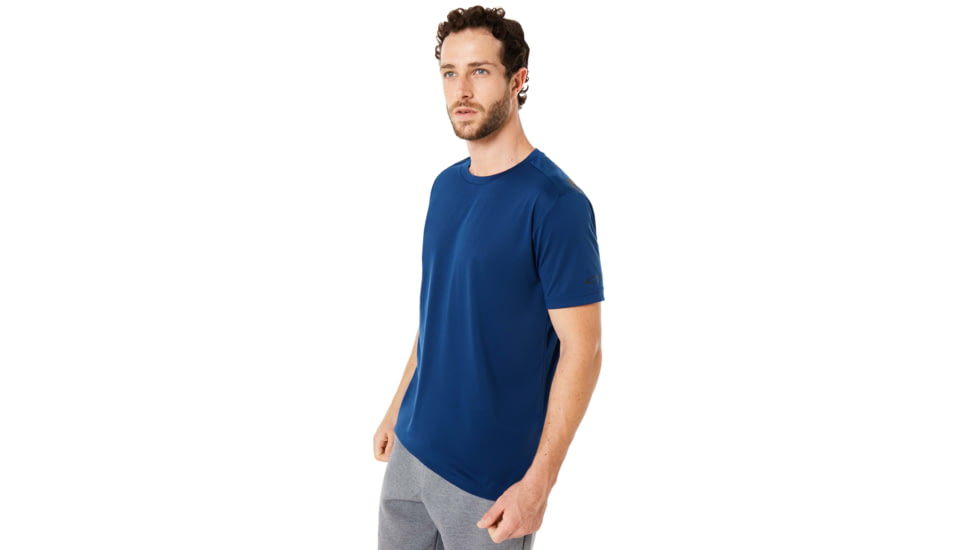Oakley Enhance 18.09 Technical QD Short Sleeve Tee - Mens, Dark Blue, Extra Large, 434254-609-XL