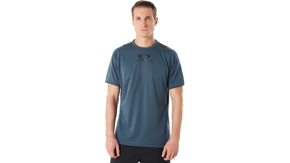 Oakley Enhance 8.7.02 Short Sleeve Crew Tee - Men's, Dark Slate, Small, 434250-94A-S
