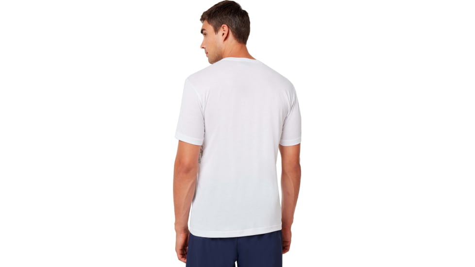 Oakley Enhance Big Qd Short Sleeve Tee - Mens, White, Medium, 458094-100-M