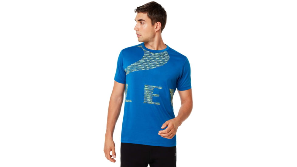 Oakley Enhance Big Quick Drying Short Sleeve Tee - Mens, Electric Shade, Large, 458094-66X-L