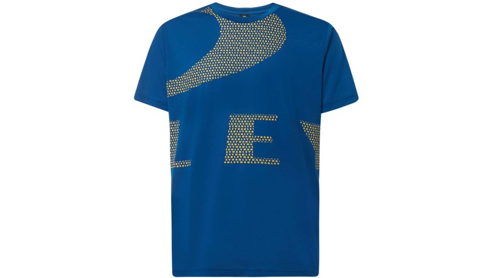 Oakley Enhance Big Quick Drying Short Sleeve Tee - Mens, Electric Shade, Large, 458094-66X-L