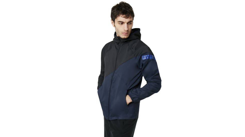 Oakley Enhance Double Hoodie Jacket - Mens, Blackout, Large 412721-02E-L